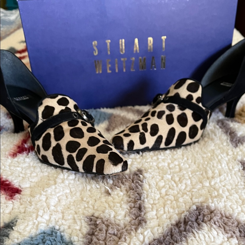 Stuart Weitzman Leopard Print Heels